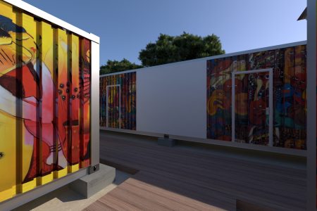 Entrada dos Sanitários